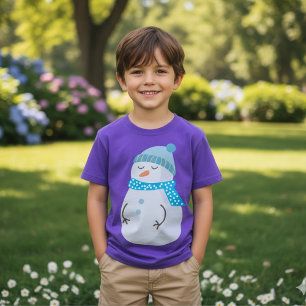 Camiseta Navidades de Cute Snowman