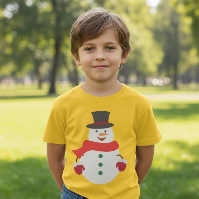 Camiseta Navidades de Cute Snowman (Subido por el creador)