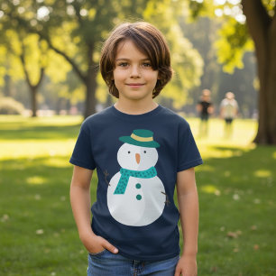 Camiseta Navidades de Cute Snowman