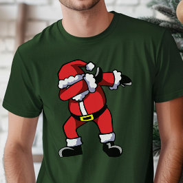Camiseta Navidades de Dabbing Santa Claus
