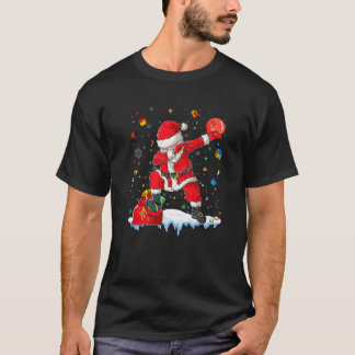 Camiseta Navidades de Dabbing Santa Claus alumbran compañía