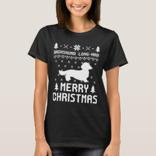 Camiseta Navidades de Dachshund Hair