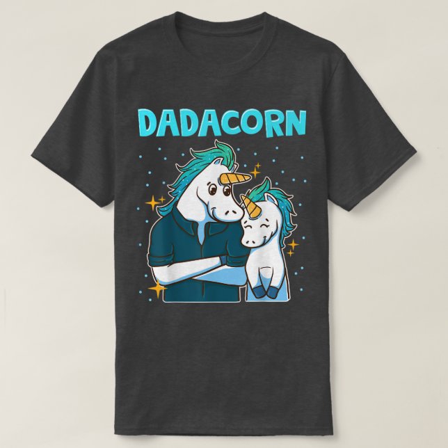 Camiseta Navidades de Dadacorn Dadacorn Unicorn Dad (Diseño del anverso)