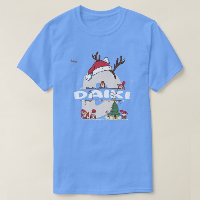 Camiseta Navidades de Daiki con nombre de Daiki para divert (Diseño del anverso)