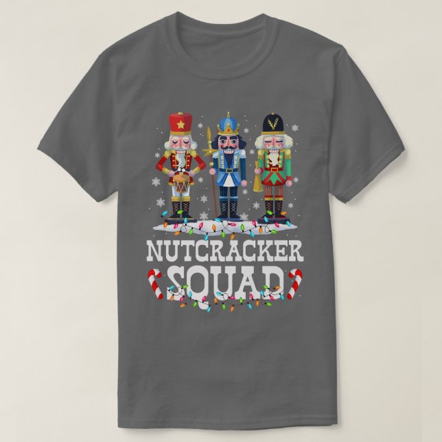 Camiseta Navidades de danza del ballet de los secuaces nutc (Diseño del anverso)