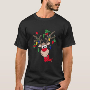 Camiseta Navidades De Deer Squad Niños Deer Lights Xmas