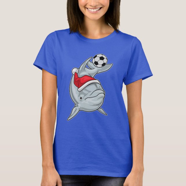 Camiseta Navidades de delfines (Anverso)