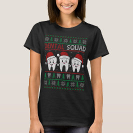 Camiseta Navidades de Dental Squad: Regalos para blanquear