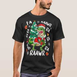 Camiseta Navidades de Dinosaur Fa Ra Ra Ra Rawr T-Rex