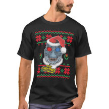 Navidades de Dinosaur Santa T-Rex Ugly