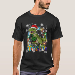 Camiseta Navidades de Dinosaurios Árboles Ligeros Navidad