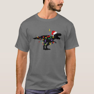 Camiseta Navidades de dinosaurios Familia Pajamas para luto