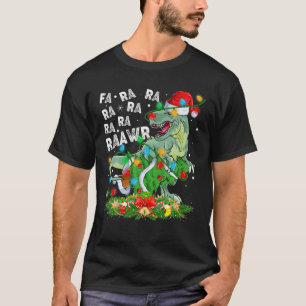Camiseta Navidades De Dinosaurios Iluminan Árbol De Ra Ra