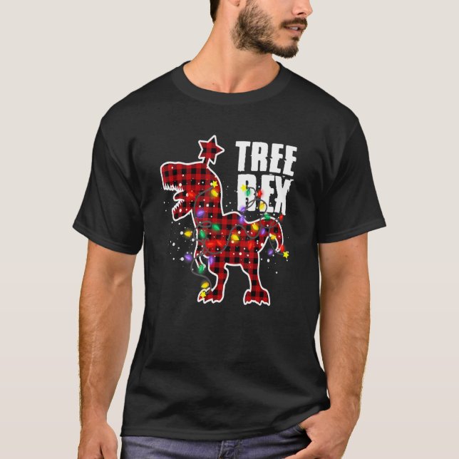 Camiseta Navidades de dinosaurios Pajamas Rex Costuma Xmas  (Anverso)