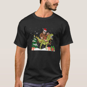 Camiseta Navidades de Dinosaurios Rex Pajamas Hombres de Bi