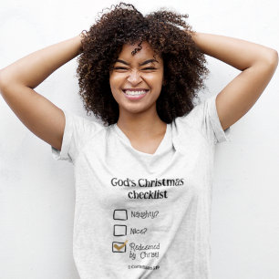 Camiseta NAVIDADES DE DIOS CONTROLAN A Mujeres Cristianas
