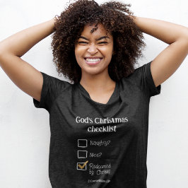 Camiseta NAVIDADES DE DIOS CONTROLAN A Mujeres Cristianas