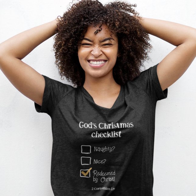 Camiseta NAVIDADES DE DIOS CONTROLAN A Mujeres Cristianas (Subido por el creador)