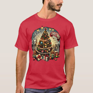 Camiseta Navidades de diseño clásicos de Navidad