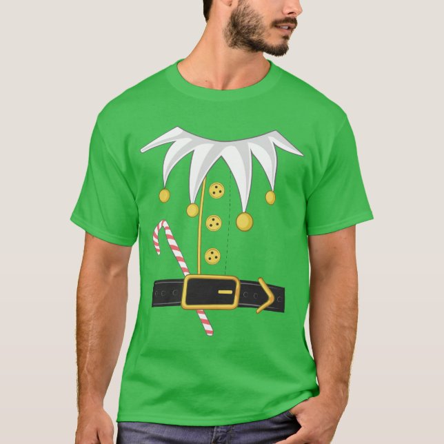 Camiseta navidades de disfraces de elf (Anverso)