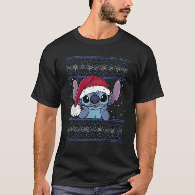 Camiseta Navidades de Disney Lilo Stitch Stitch Stitch S (Anverso)