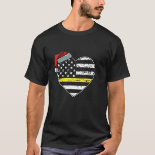 Camiseta Navidades de Dispatcher de Bandera Americana Disp 