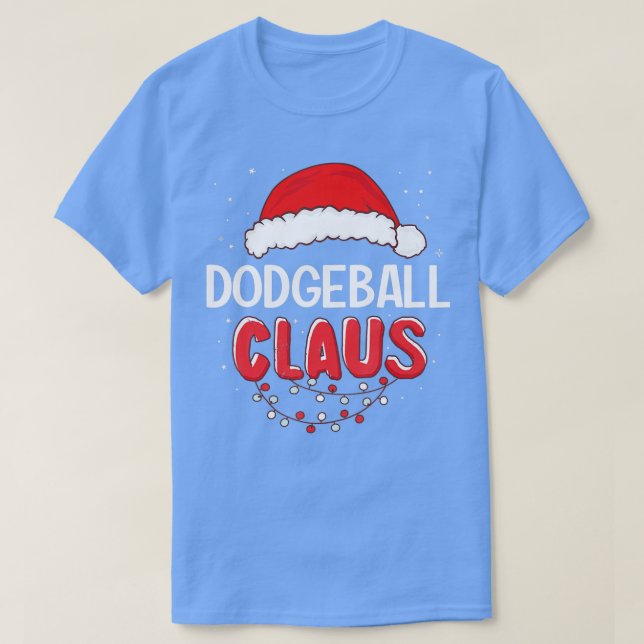 Camiseta Navidades de Dodgeball Santa Claus coincidiendo co (Diseño del anverso)