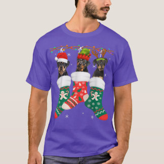Camiseta Navidades de Dog Rottweiler se burlan de divertida