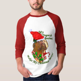 Camiseta Navidades de Dogue de Bordeaux