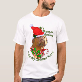 Camiseta Navidades de Dogue de Bordeaux