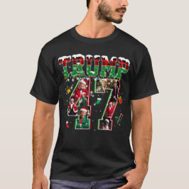 Camiseta Navidades de Donald Trump 47° presidente 2024 Sant
