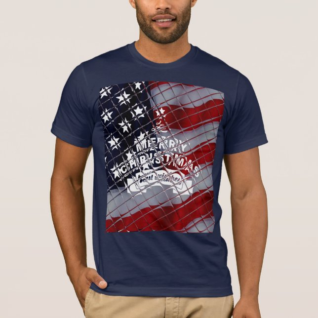 Camiseta NAVIDADES de EEUU: Festividad por la libertad (Anverso)