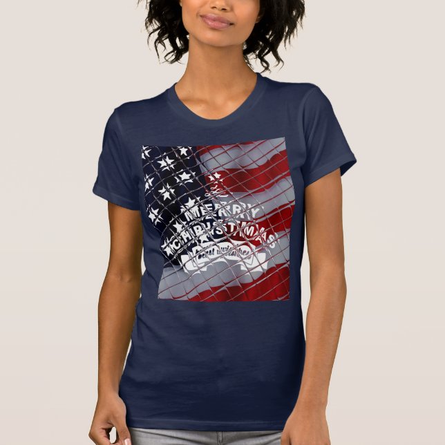 Camiseta NAVIDADES de EEUU: Festividad por la libertad (Anverso)