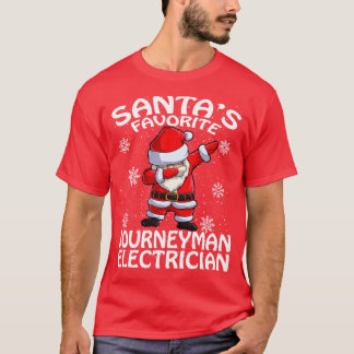 Camiseta Navidades de Electricistas favoritos de Santas