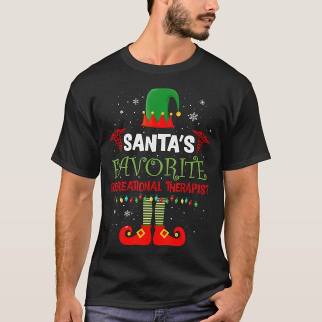 Camiseta Navidades De Elf En Terapia Recreativa Favorita De (Anverso)