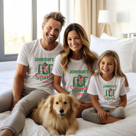 Camiseta Navidades de Elf Squad que coinciden con la famili