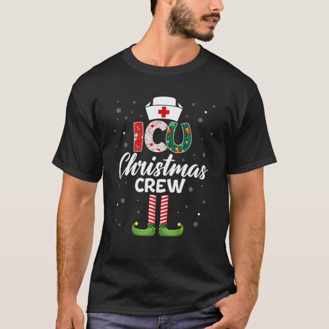 Camiseta NAVIDADES De Enfermeras De La UCI Se Defienden Por (Anverso)