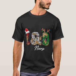 Camiseta Navidades De Enfermeras De LandD De Trabajo Y Pres