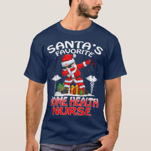 Camiseta Navidades de enfermeras de sanidad en casa favorit