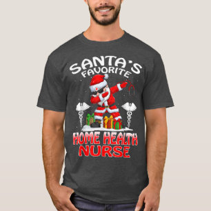 Camiseta Navidades de enfermeras de sanidad en casa favorit