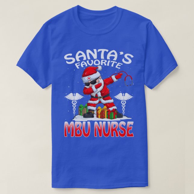 Camiseta Navidades de enfermeras favoritas de MBU que coinc (Diseño del anverso)