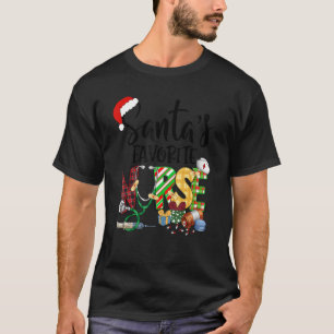 Camiseta Navidades de enfermeras favoritas de Santa Claus s