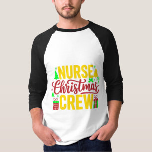 Camiseta Navidades de enfermería Crew Digital Art Design