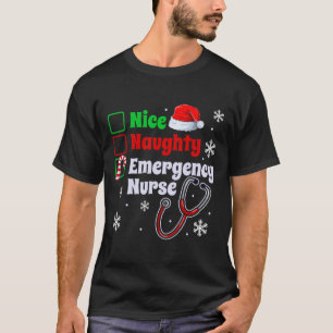Camiseta Navidades de enfermería de emergencia e Navidad