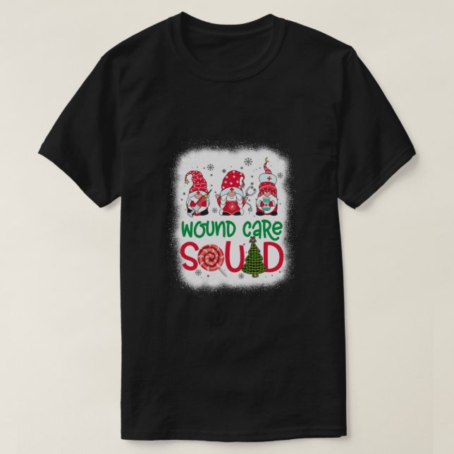 Camiseta Navidades de enfermería de la brigada de cuidados  (Diseño del anverso)