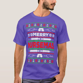 Camiseta Navidades de enfermería de Merry Nursemas