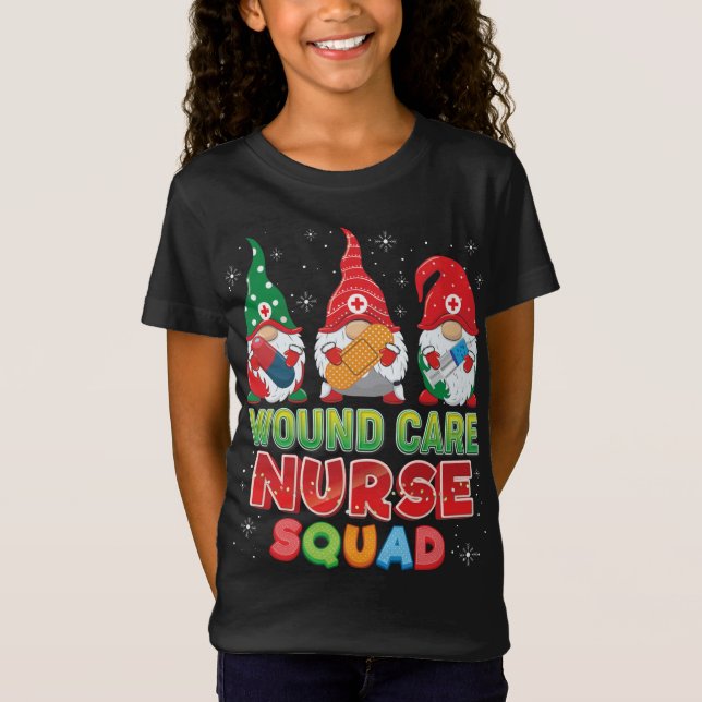 Camiseta Navidades de enfermería del escuadrón de cuidados  (Anverso)