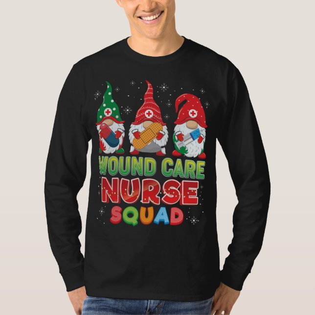 Camiseta Navidades de enfermería del escuadrón de cuidados  (Anverso)
