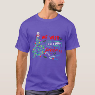 Camiseta Navidades de enfermería del PICC Vascular UCI RN E