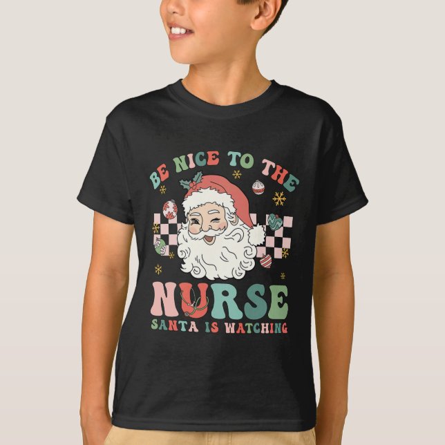 Camiseta Navidades De Enfermería Estén Bien Con La Enfermer (Anverso)